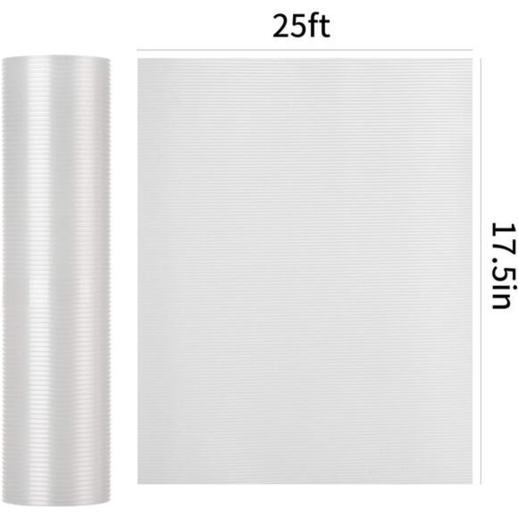 Shelf Liner, 17.5 Inch x 25 FT Non Adhesive Cabinet Liner, Double Sided Non-Slip - Picture 2 of 8